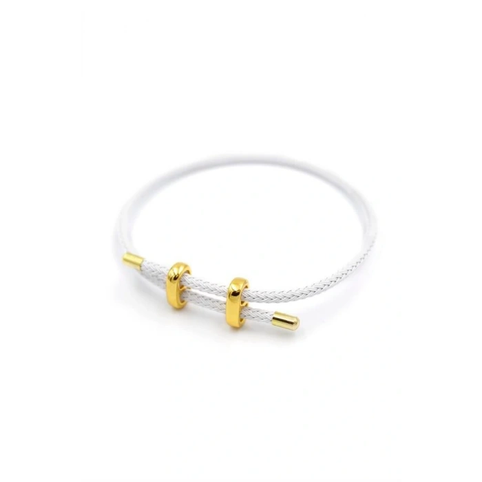 Hasır Bileklik - Beyaz