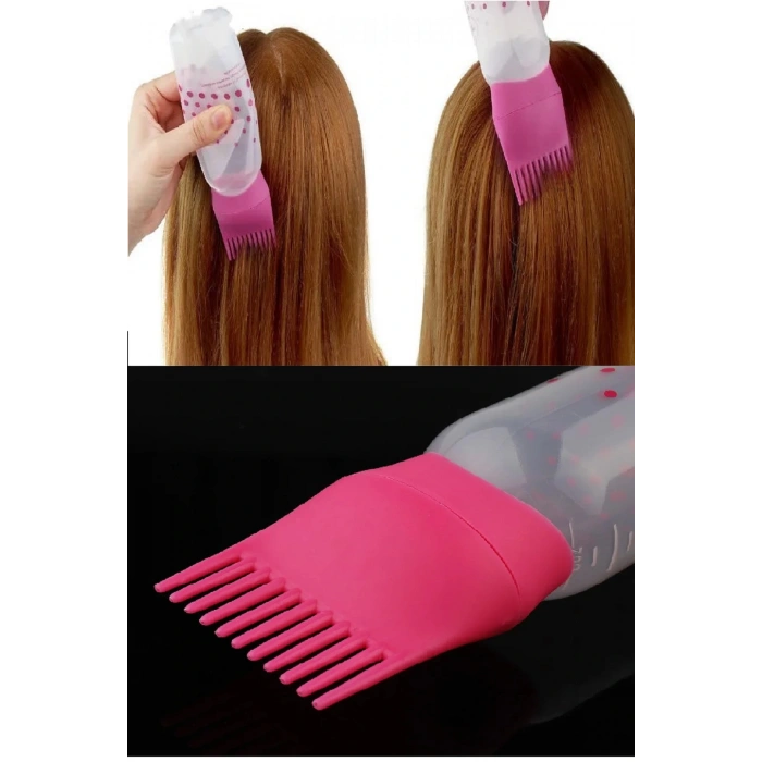 Hazneli Saç Boyama Aparatı-taraklı Saç Bakımı Krem - Saç Yağı Uygulama Aparatı