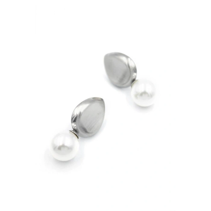 İnci Damla Küpe - Gümüş