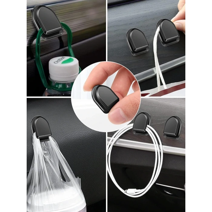 Kablo Düzenleyici Toplayıcı Sabitleyici Yapışkanlı Kablo Tutucu Organizer Askı Kanca 10 Adet