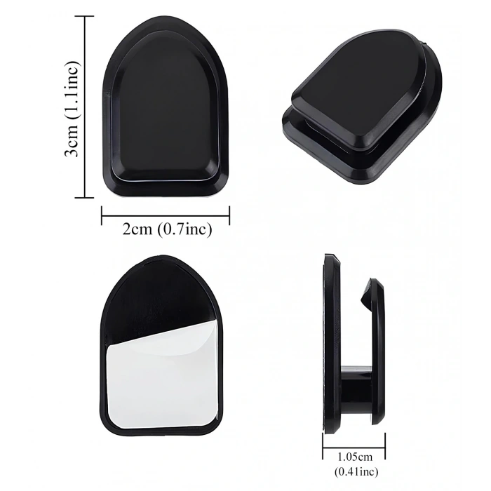 Kablo Düzenleyici Toplayıcı Sabitleyici Yapışkanlı Kablo Tutucu Organizer Askı Kanca 10 Adet