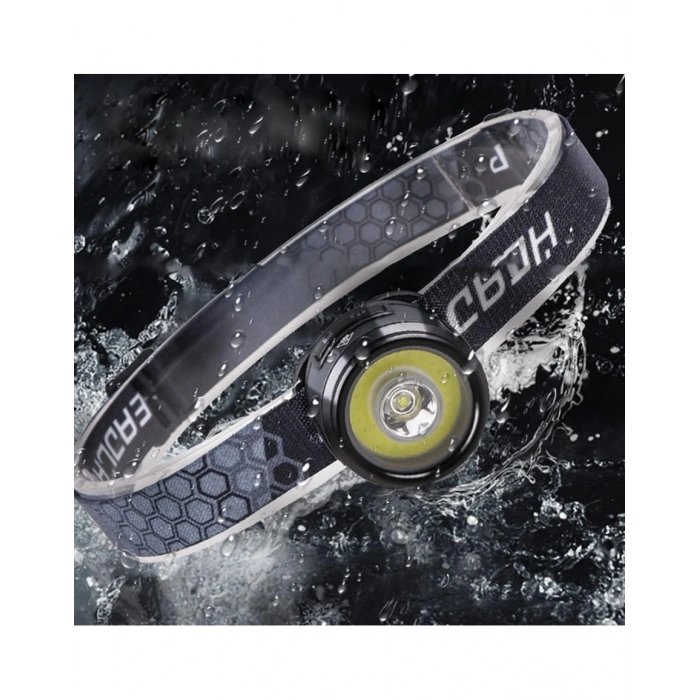 Kafa Lambası Kafa Feneri Şarjlı Profesyonel Cob Fener 7 Modlu