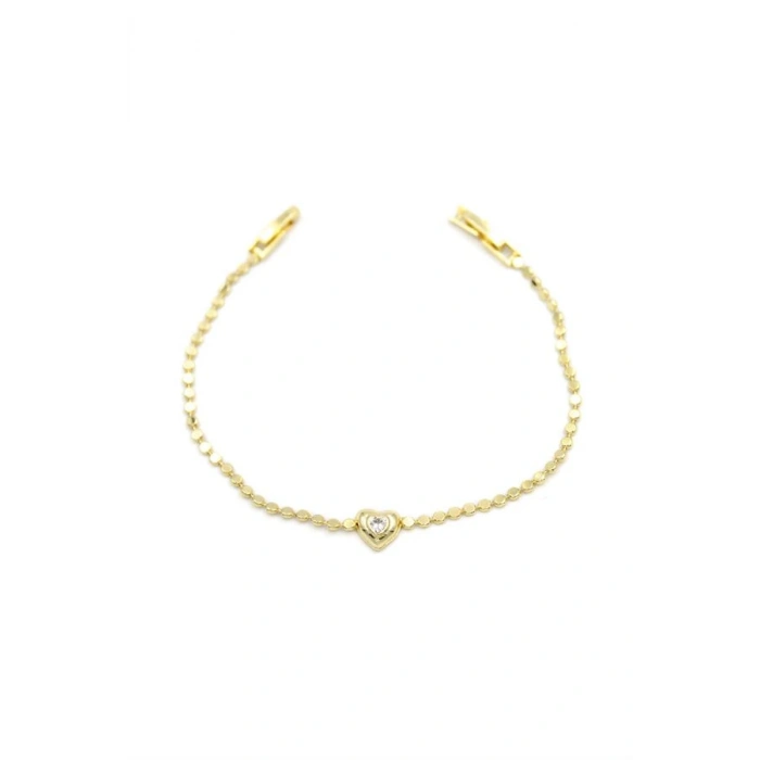 Kalp Bileklik - Altın