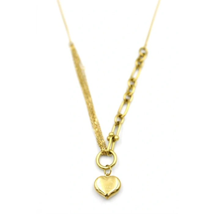 Kalp Kolye - Altın