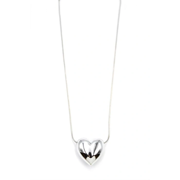 Kalp Kolye - Gümüş