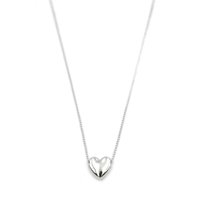 Kalp Kolye - Gümüş