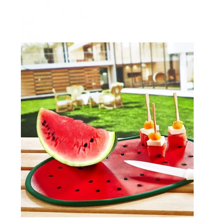 Karpuz Figürlü Kaydırmaz Kesme Tahtası Doğrama Panosu