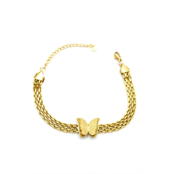 Kelebek Bileklik - Altın