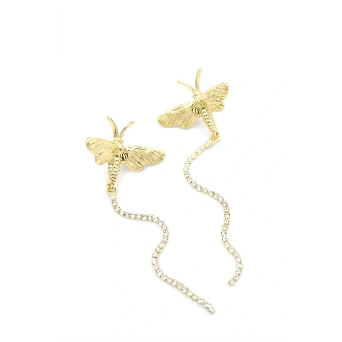 Kelebek Küpe - Altın