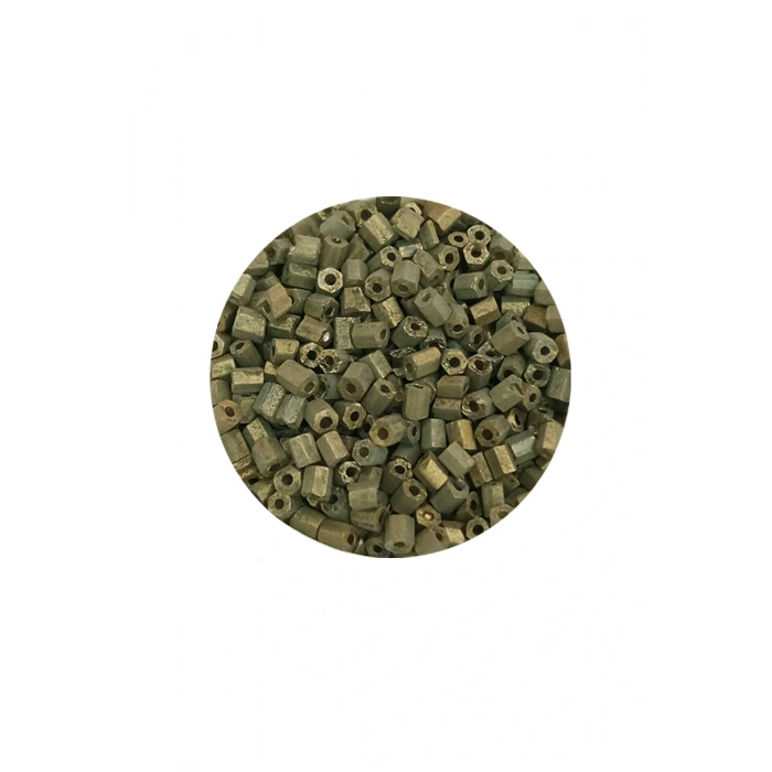 Kesme Cam Boncuk 2mm - 20 Gram - Mat Asker Yeşili -BNC317