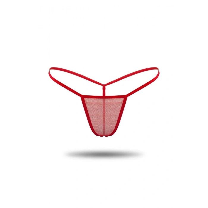 Kırmızı Tül Tanga Tm1115