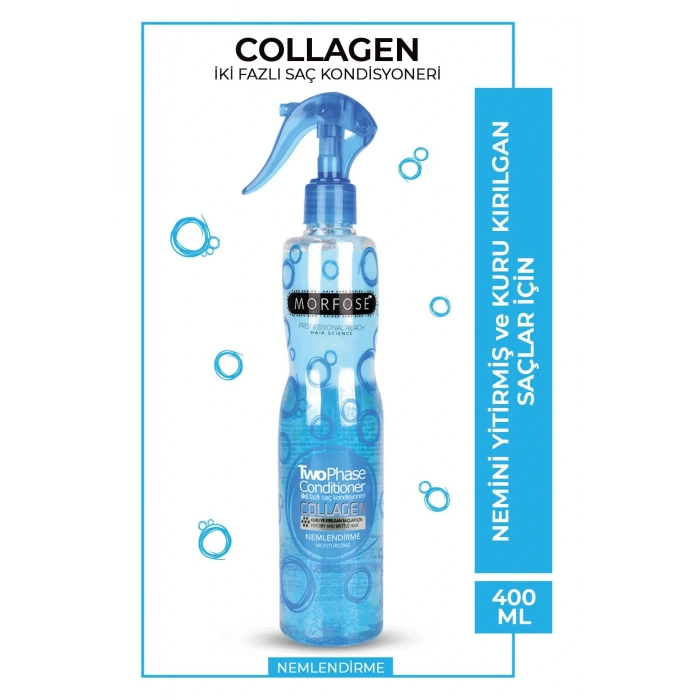 Kolajen Çift Fazlı Kondisyoner Fön Suyu 400 ML - mrfs