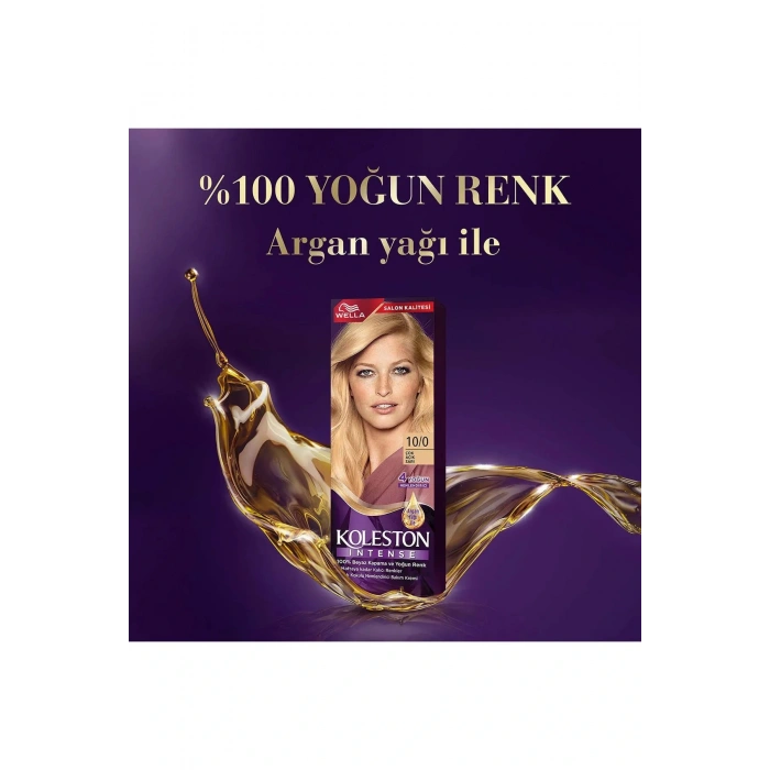 Koleston Intense Saç Boyası 10/0 Çok Açık Sarı - Salon Kalitesi