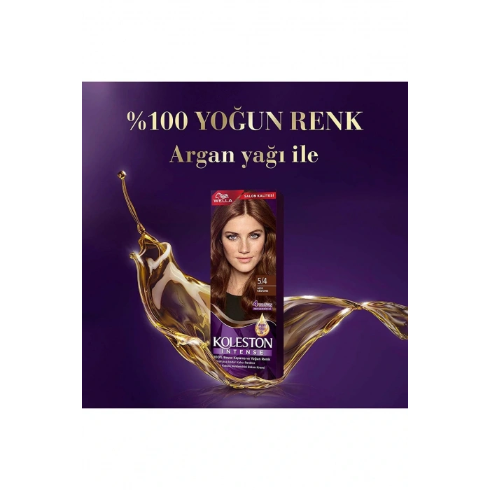 Koleston Intense Saç Boyası 5/4 Açık Kestane - Salon Kalitesi