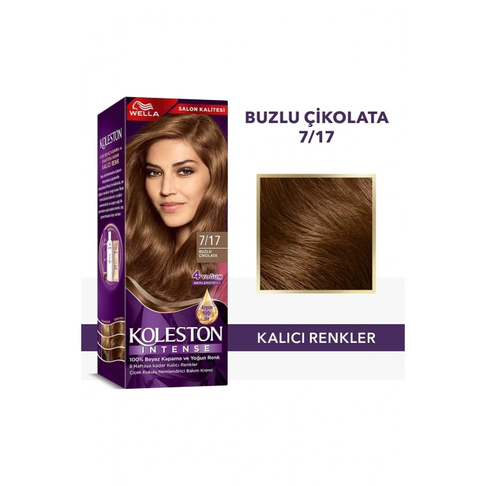 Koleston Intense Saç Boyası 7/17 Buzlu Çikolata - Salon Kalitesi