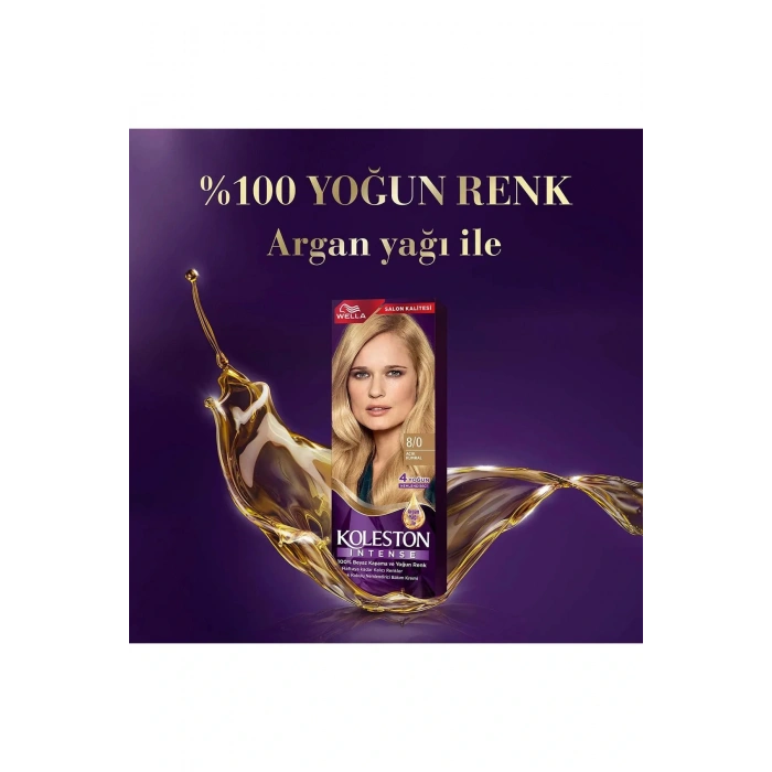 Koleston Intense Saç Boyası 8/0 Açık Kumral - Salon Kalitesi
