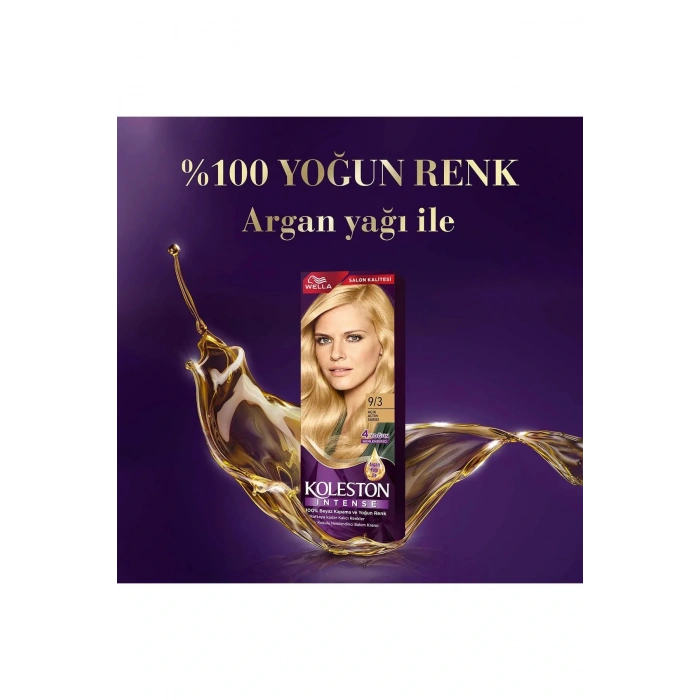 Koleston Intense Saç Boyası 9/3 Açık Altın Sarısı - Salon Kalitesi