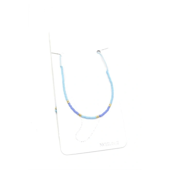 Kum Boncuk Halhal - Mavi