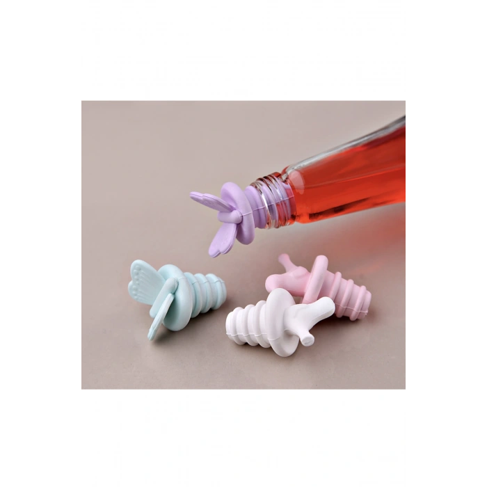 Kuş-Kelebek Şekilli Şişe Yağdanlık Tıpası 1 Adet Royaleks-50808