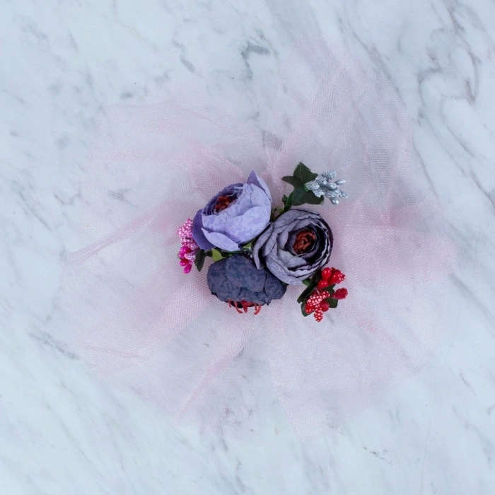 Loren Bohça süsü 3 lü Pembe