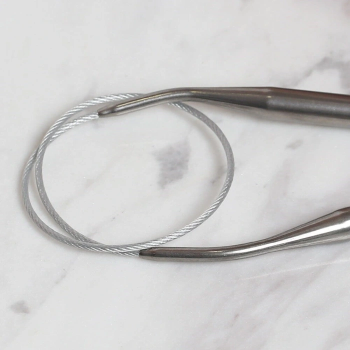 LOREN CRAFTS 7 MM ÇELİK MİSİNALI ŞİŞ  40 CM