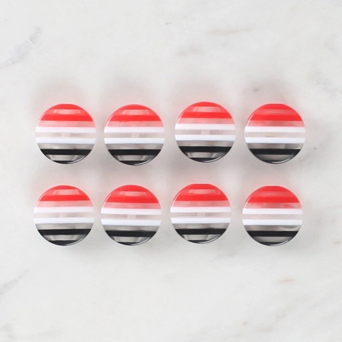 Loren Crafts 8li Desenli Düğme - 1090