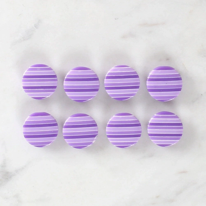 Loren Crafts 8li Desenli Düğme - 1100