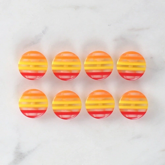 Loren Crafts 8li Desenli Düğme - 1102