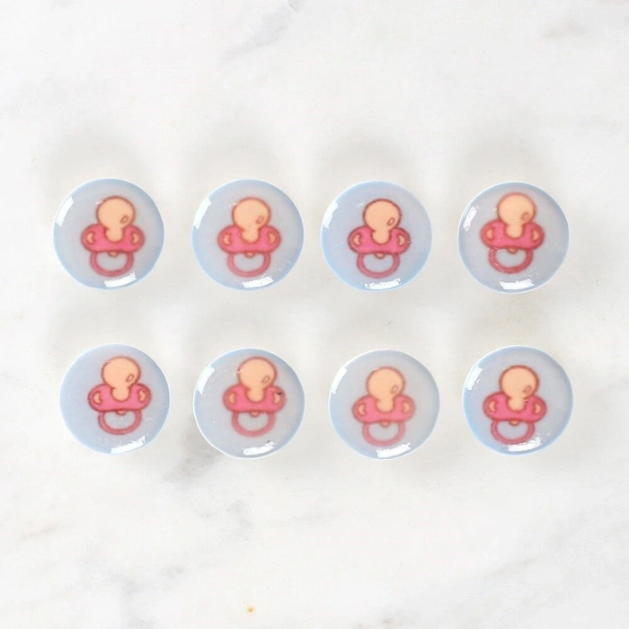 Loren Crafts 8li Emzik Düğme - 1010