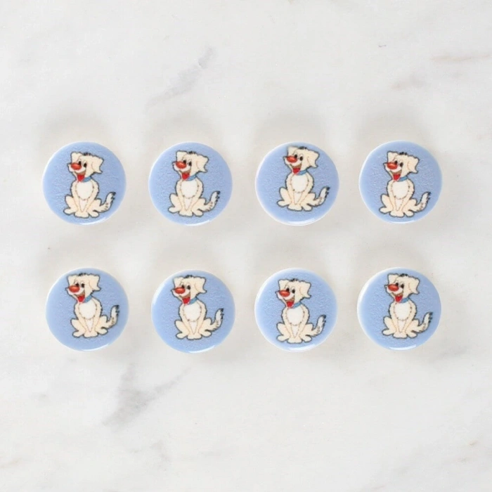 Loren Crafts 8li Köpek Düğme - 1243