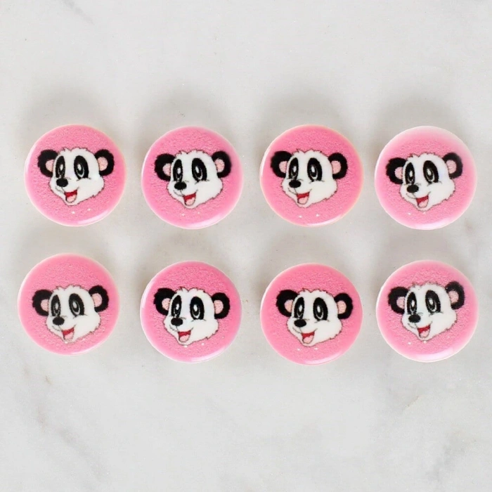 Loren Crafts 8li Panda Düğme - 1051