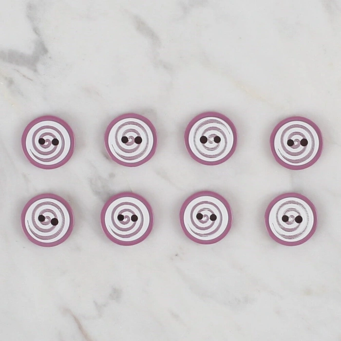 Loren Crafts vişne çürüğü 8 li yuvarlak düğme - 44