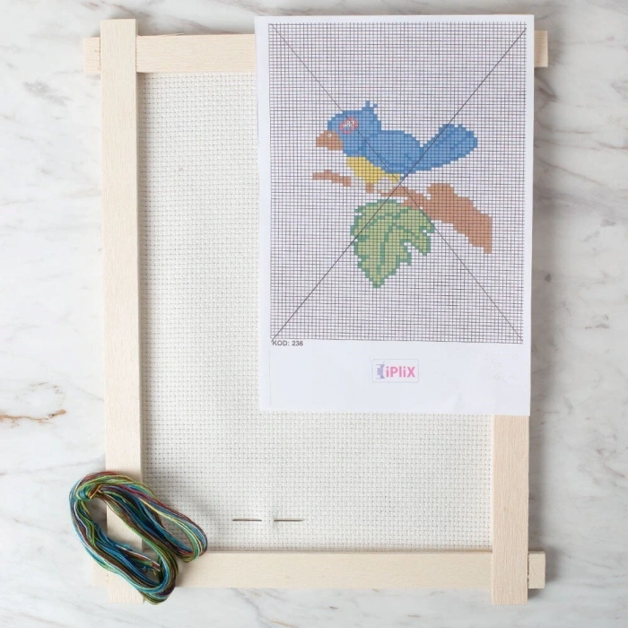 Loren Etamin İşleme Panosu Kiti Kuş - Kod:236