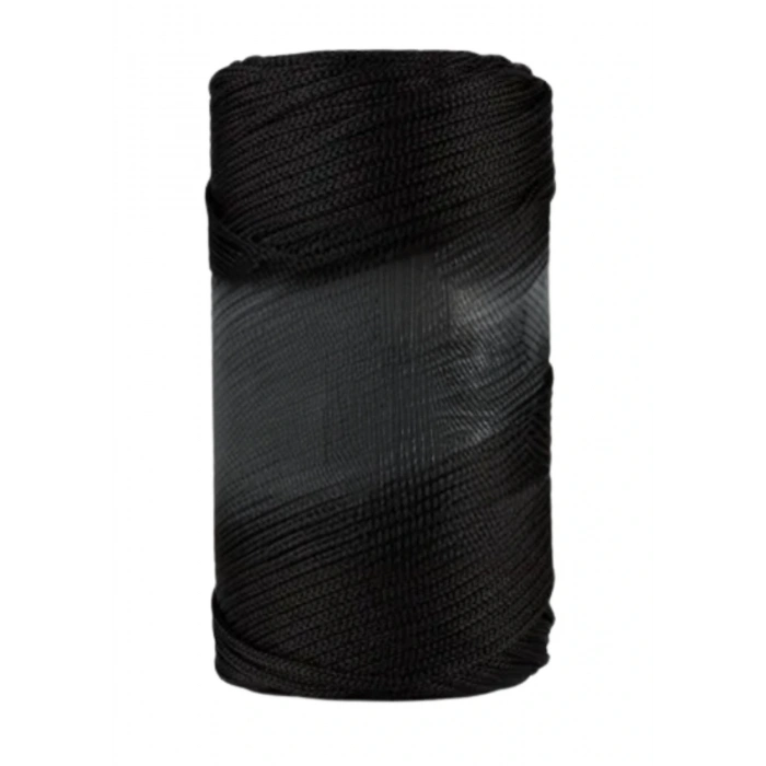 Makrome İpi 3mm Polyester Siyah