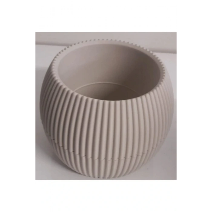 Mercan Saksı 2 Numara 0,35 Litre Su Hazneli Dekoratif Kaktüs Sukulent Saksı 11,8x9,2 cm