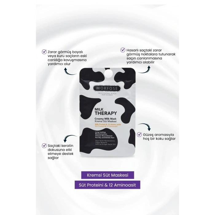 Milk Therapy Kremsi Süt Maskesi 25 ML (24 ADET) - Bakım ve Canlılık - mrfs