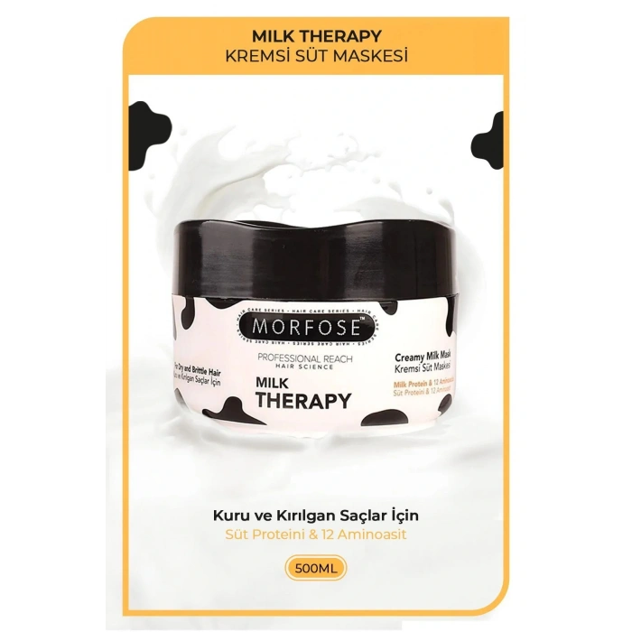 Milk Therapy Kremsi Süt Maskesi 500 ML - Bakım ve Canlılık - mrfs