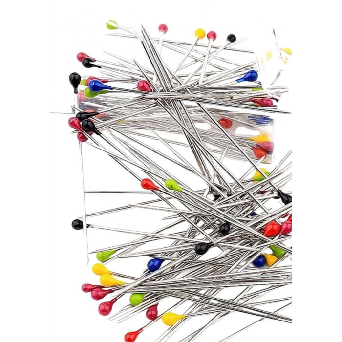 Minelli İğne Kutulu Renkli Başlı 100lü