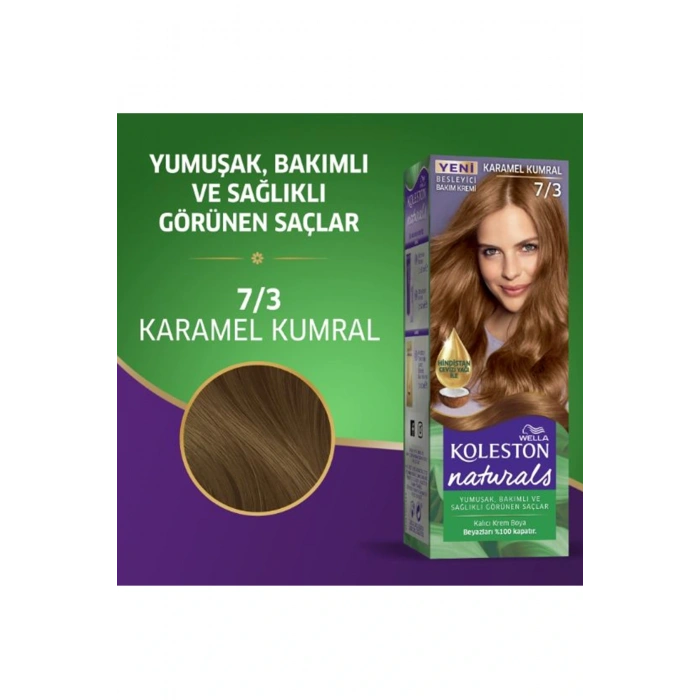 Naturals Saç Boyası Karamel Kumral 7/3 2x Paket