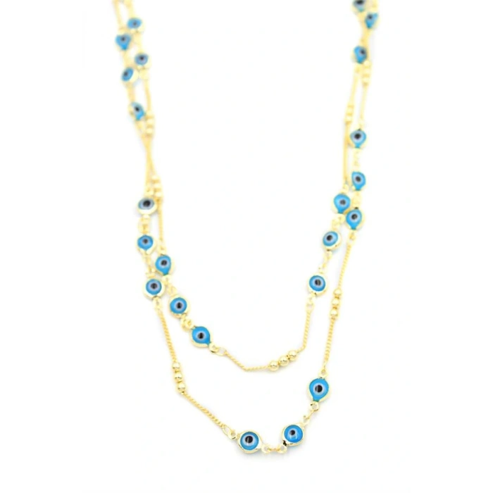 Nazar Kolye - 90 cm - Mavi