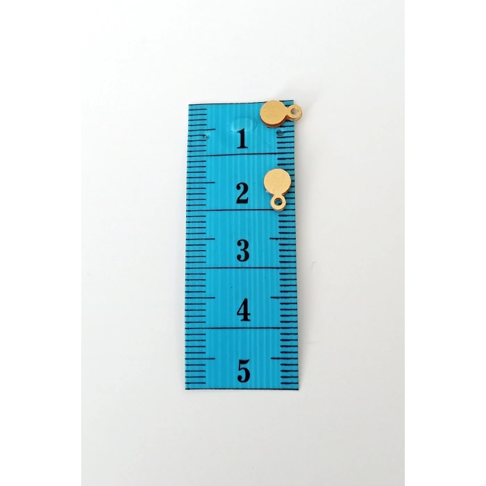 Oya Abiye Bileklik Kolye Pleksi Metalik Plastik Pul Altın Renk 24 gram 450 adet - BNC557