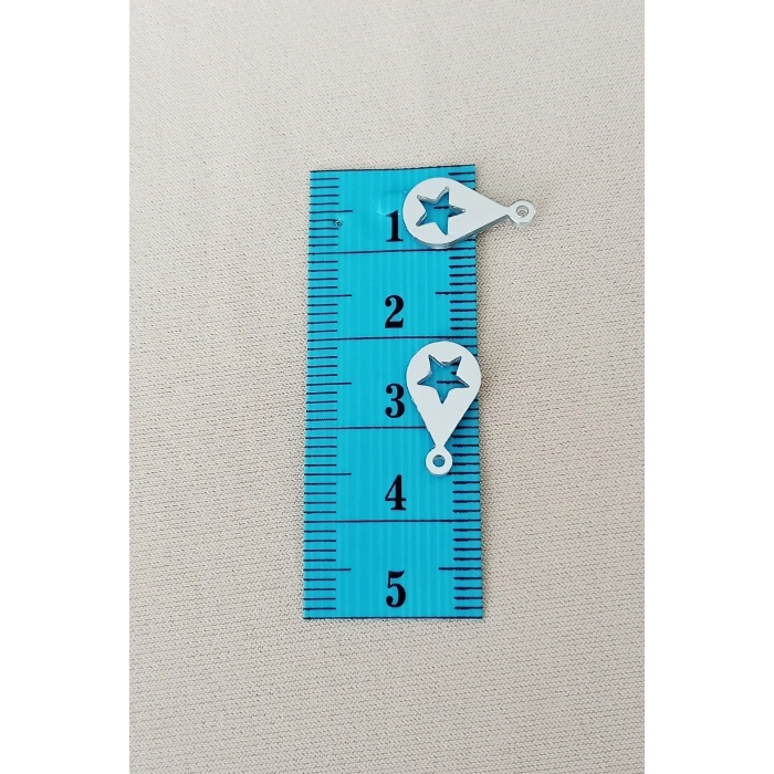 Oya Abiye Bileklik Kolye Pleksi Metalik Plastik Pul Gümüş Renk 24 gram 195 adet - BNC581