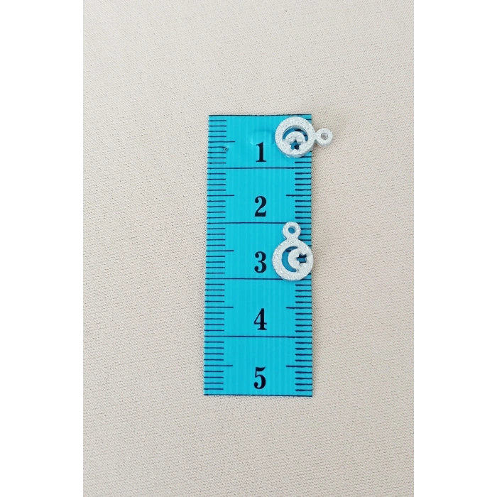 Oya Abiye Bileklik Kolye Pleksi Metalik Plastik Pul Gümüş Renk 24 gram 300 adet - BNC576