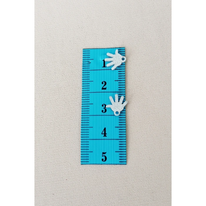 Oya Abiye Bileklik Kolye Pleksi Metalik Plastik Pul Gümüş Renk 8 gram 95 adet - BNC519