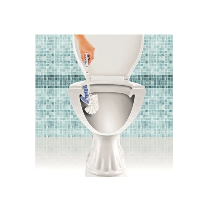 Plastik Softon Klozet Fırça Takımı Royaleks-Tp-336