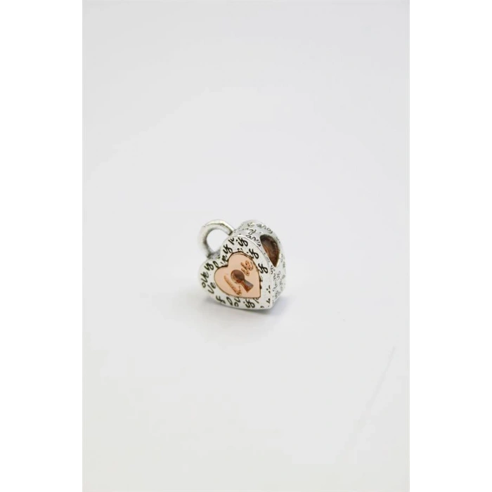 Pn Bileklik Kalp Charm - Gümüş
