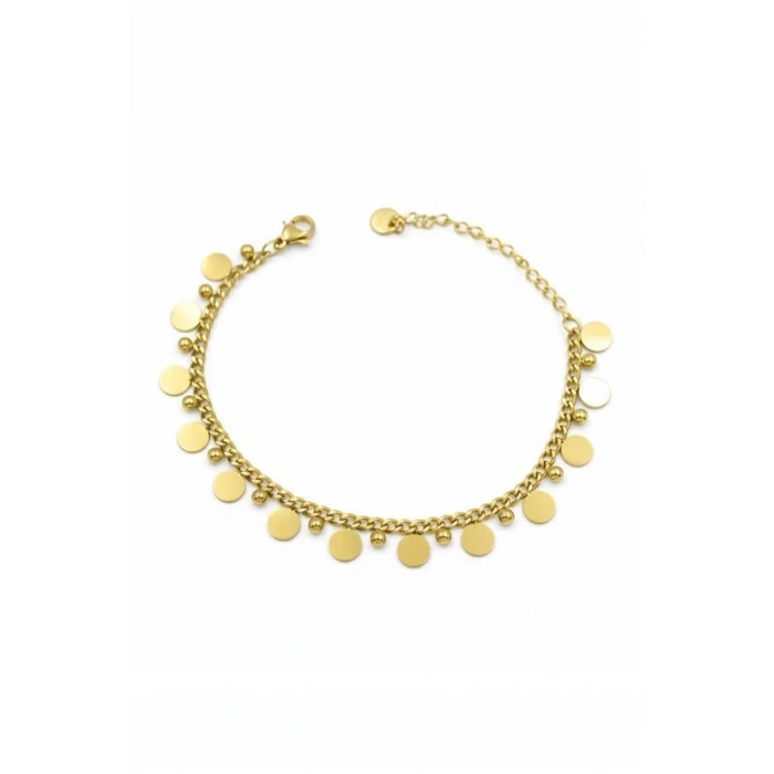 Pullu Bileklik - Altın