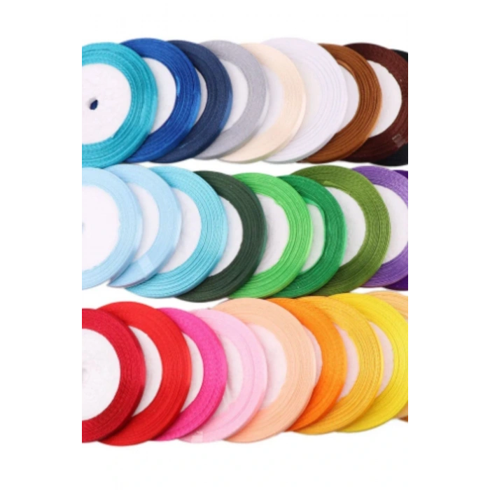 Saten Kurdele 6 mm Karamel 70 Metre