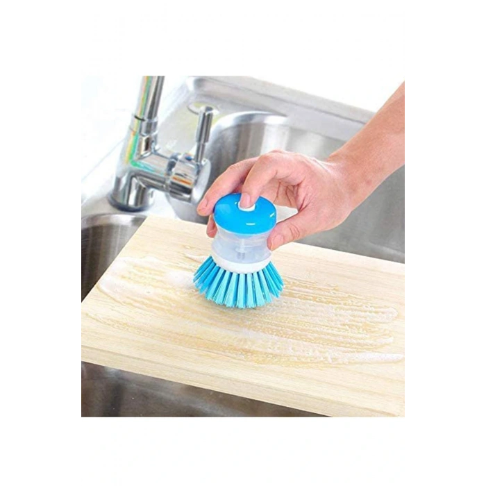 Sıvı Sabun Deterjan Hazneli Bulaşık Temizlik Fırçası