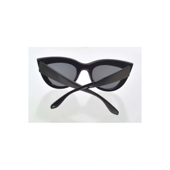 Siyah Çerçeve Cat Eye Kadın Güneş Gözlüğü - Moda Gözlük